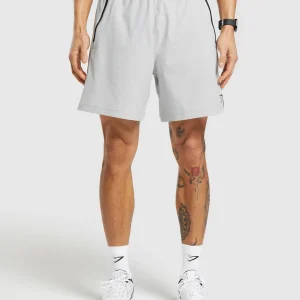 Online Gymshark Apex 7" Hybrid Shorts LightGrey