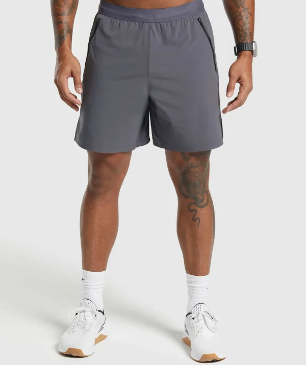 New Gymshark Apex 7" Hybrid Shorts DarkGrey