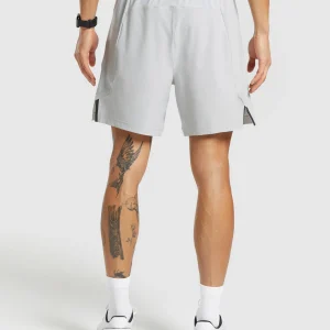 Online Gymshark Apex 7" Hybrid Shorts LightGrey