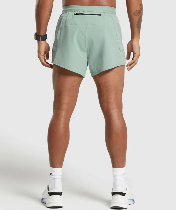 Fashion Gymshark Apex Run 5" Shorts DollarGreen