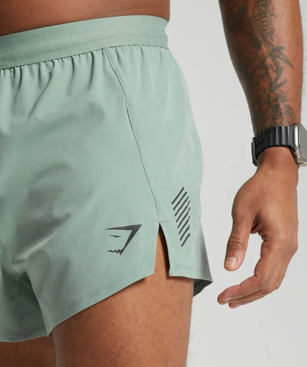 Fashion Gymshark Apex Run 5" Shorts DollarGreen