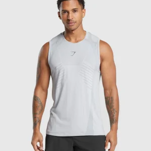 Discount Gymshark Apex Seamless Tank LightGrey/MediumGrey