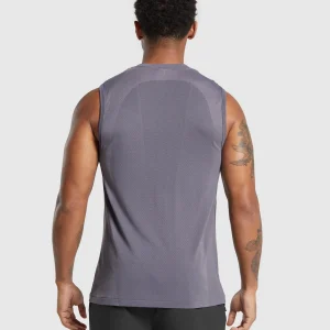 Best Gymshark Apex Seamless Tank DarkGrey/LightGrey