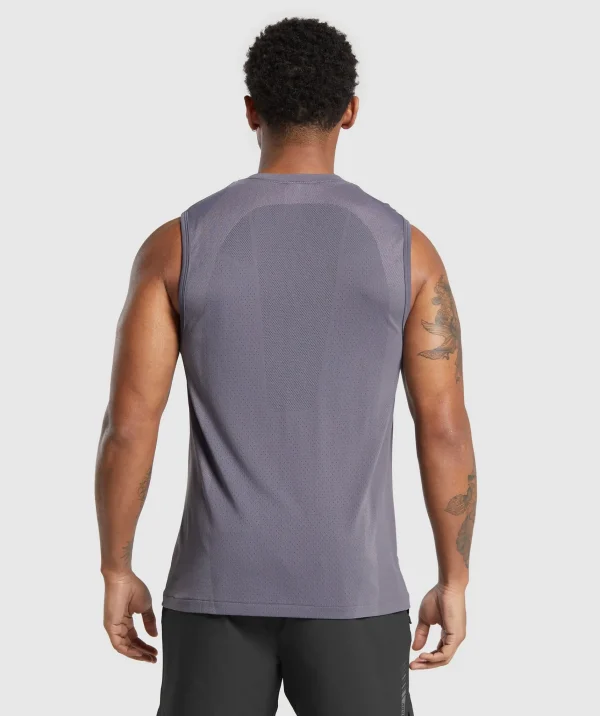 Best Gymshark Apex Seamless Tank DarkGrey/LightGrey