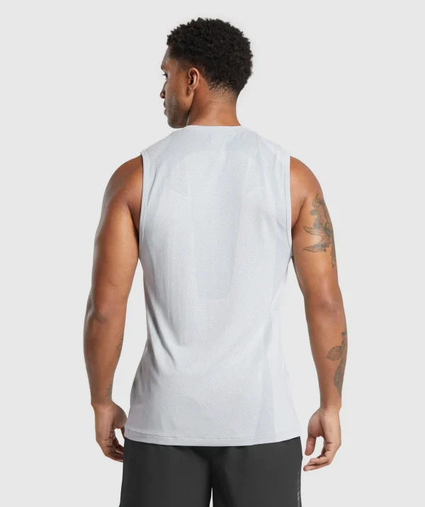 Discount Gymshark Apex Seamless Tank LightGrey/MediumGrey