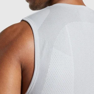 Discount Gymshark Apex Seamless Tank LightGrey/MediumGrey