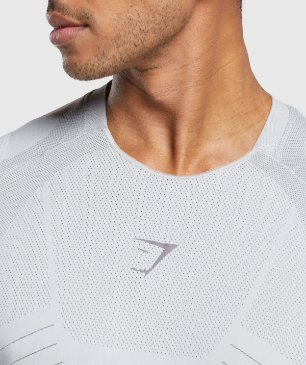 Discount Gymshark Apex Seamless Tank LightGrey/MediumGrey