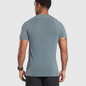 Clearance Gymshark Apex Seamless T-Shirt IronBlue/CoolBlue