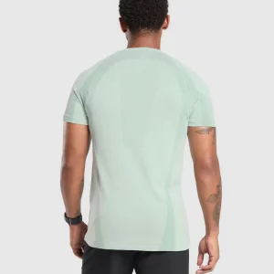 Sale Gymshark Apex Seamless T-Shirt CoolTurquoise/Black