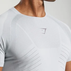 Clearance Gymshark Apex Seamless T-Shirt LightGrey/MediumGrey