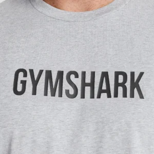 Online Gymshark Apollo Oversized T-Shirt LightGreyMarl