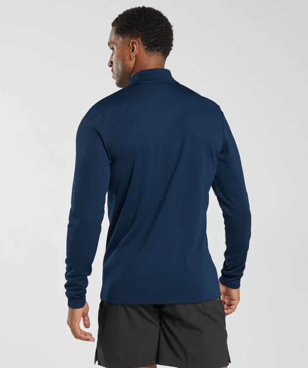 Sale Gymshark Arrival 1/4 Zip Pullover Navy