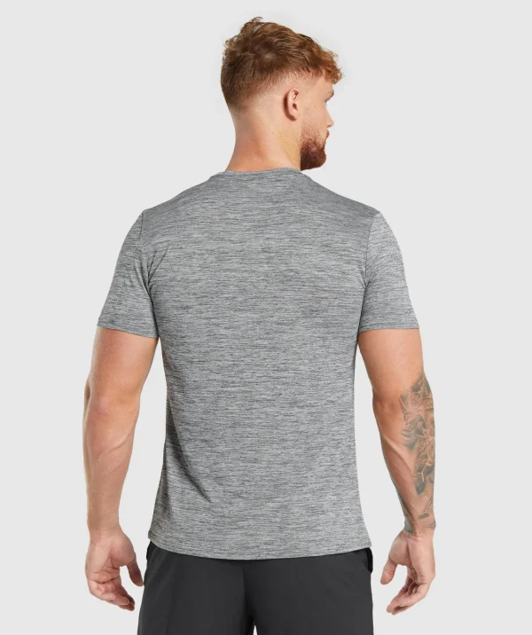 Online Gymshark Arrival Marl T-Shirt SilhouetteGrey/LightGreyMarl