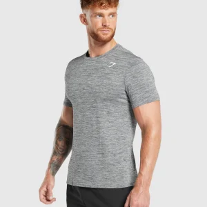 Online Gymshark Arrival Marl T-Shirt SilhouetteGrey/LightGreyMarl