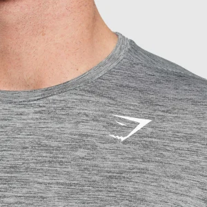 Online Gymshark Arrival Marl T-Shirt SilhouetteGrey/LightGreyMarl