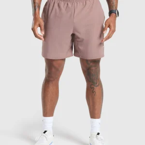 Discount Gymshark Arrival 7" Shorts PowderMauve