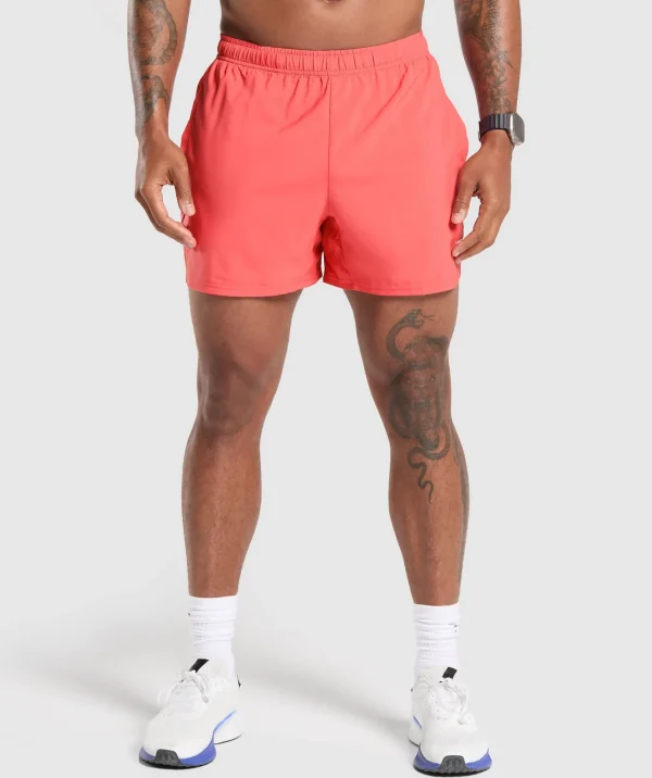 Discount Gymshark Arrival 5" Shorts TropicalPink