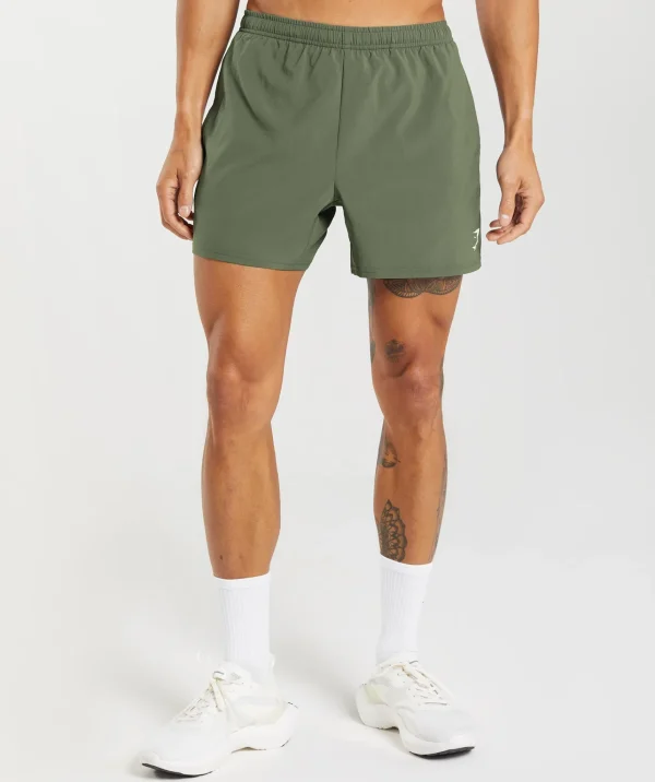 New Gymshark Arrival 5" Shorts CoreOlive