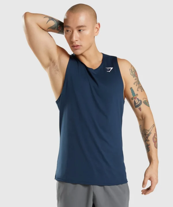 Best Gymshark Arrival Tank Navy