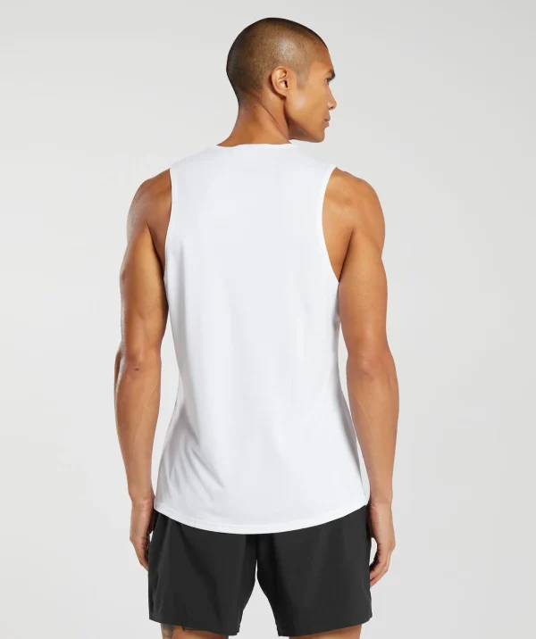 Clearance Gymshark Arrival Tank White