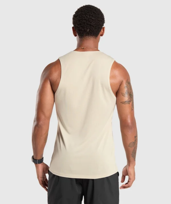 Online Gymshark Arrival Tank PebbleGrey