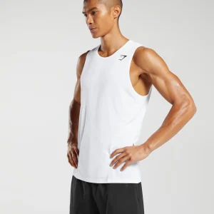 Clearance Gymshark Arrival Tank White