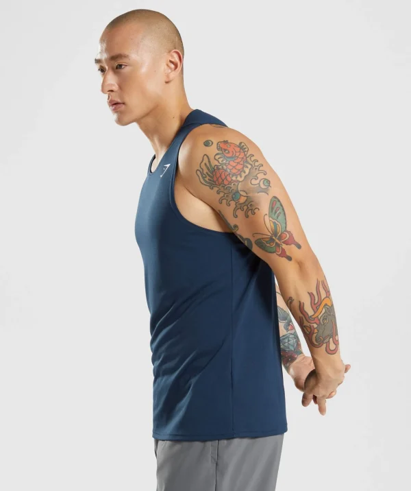 Best Gymshark Arrival Tank Navy