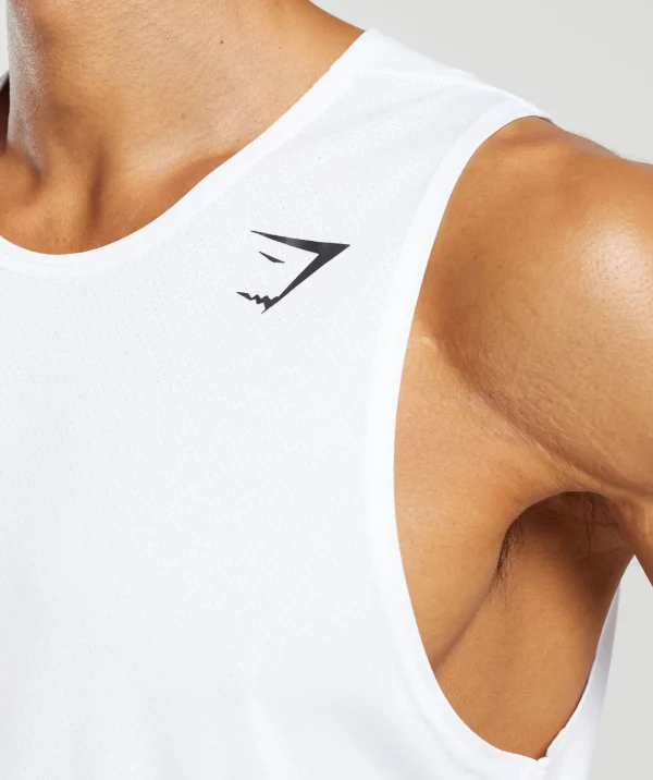 Clearance Gymshark Arrival Tank White