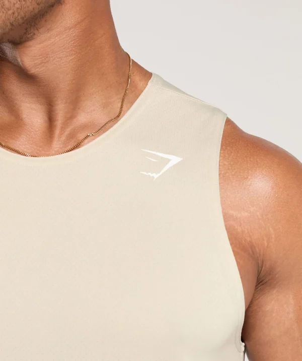 Online Gymshark Arrival Tank PebbleGrey