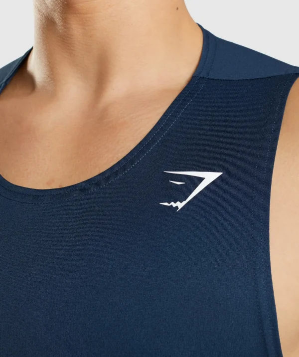 Best Gymshark Arrival Tank Navy