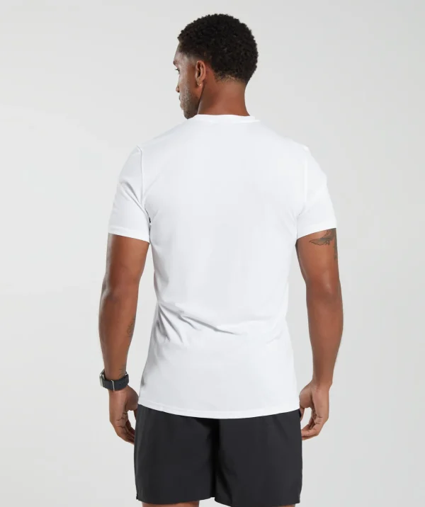 New Gymshark Arrival T-Shirt White