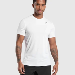 Clearance Gymshark Arrival V-Neck T Shirt White