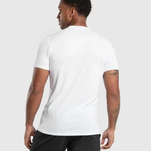 Clearance Gymshark Arrival V-Neck T Shirt White