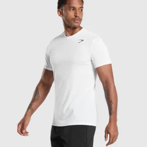 Clearance Gymshark Arrival V-Neck T Shirt White