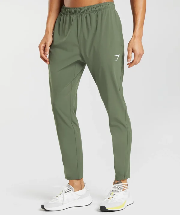 Online Gymshark Arrival Woven Joggers CoreOlive