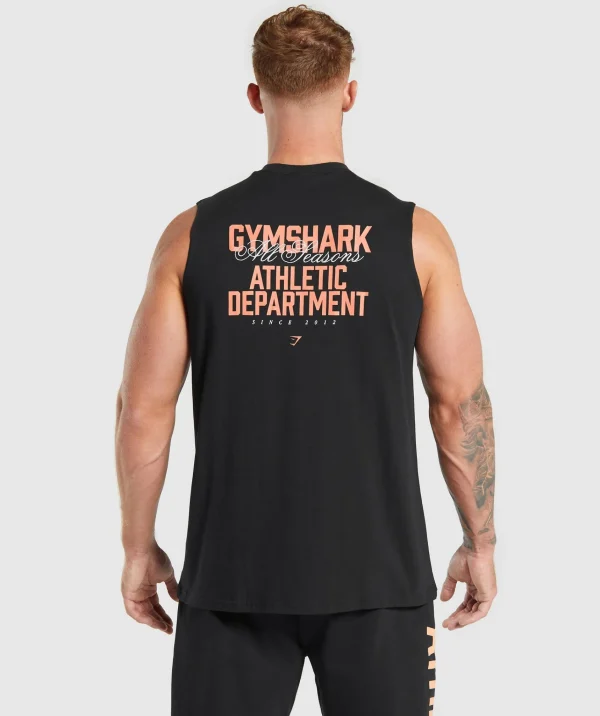 New Gymshark Athletic Department Tank Black