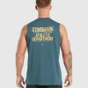 Best Gymshark Athletic Department Tank CargoBlue