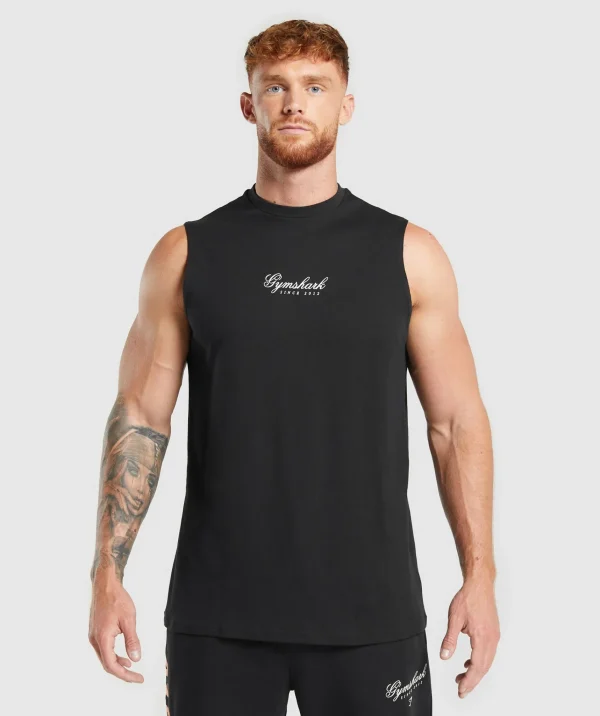 New Gymshark Athletic Department Tank Black