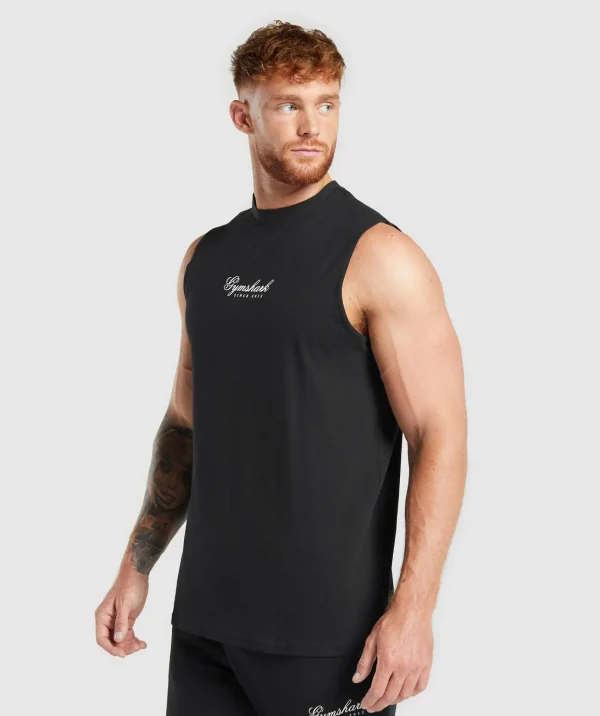 New Gymshark Athletic Department Tank Black