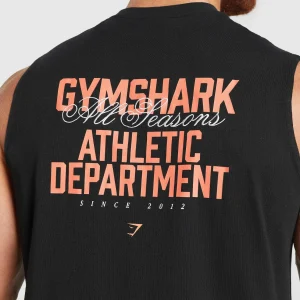 New Gymshark Athletic Department Tank Black