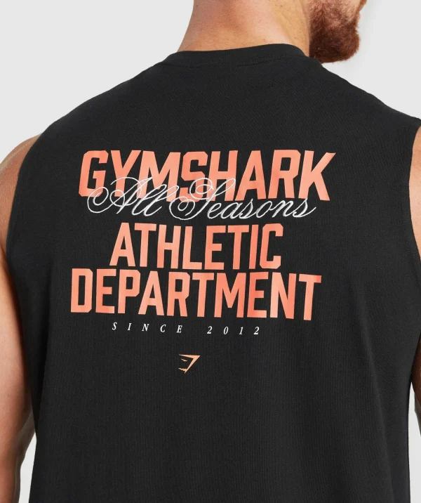 New Gymshark Athletic Department Tank Black