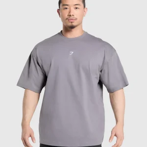 Hot Gymshark Atlas T-Shirt MediumGrey