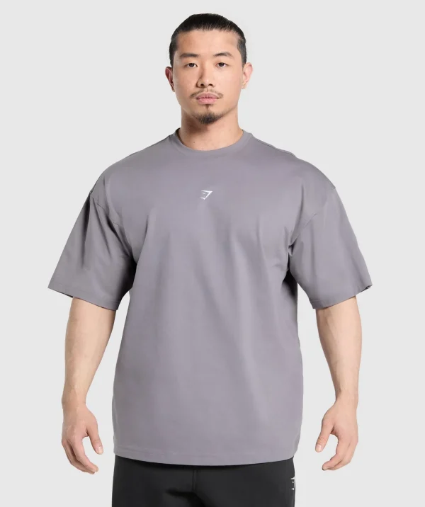 Hot Gymshark Atlas T-Shirt MediumGrey