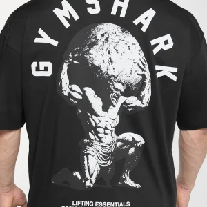 Hot Gymshark Atlas T-Shirt Black