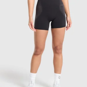 Sale Gymshark Blur Seamless Shorts Black/AsphaltGrey