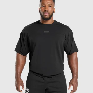 Online Gymshark Bodybuilding Graphic Short Sleeve T-Shirt Black/AsphaltGrey