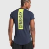 Clearance Gymshark Bold T-Shirt HeavyBlue