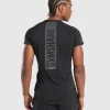 Best Gymshark Bold T-Shirt Black