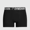 New Gymshark Boxer Brief Black