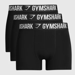 Hot Gymshark Boxer Brief 3PK Black